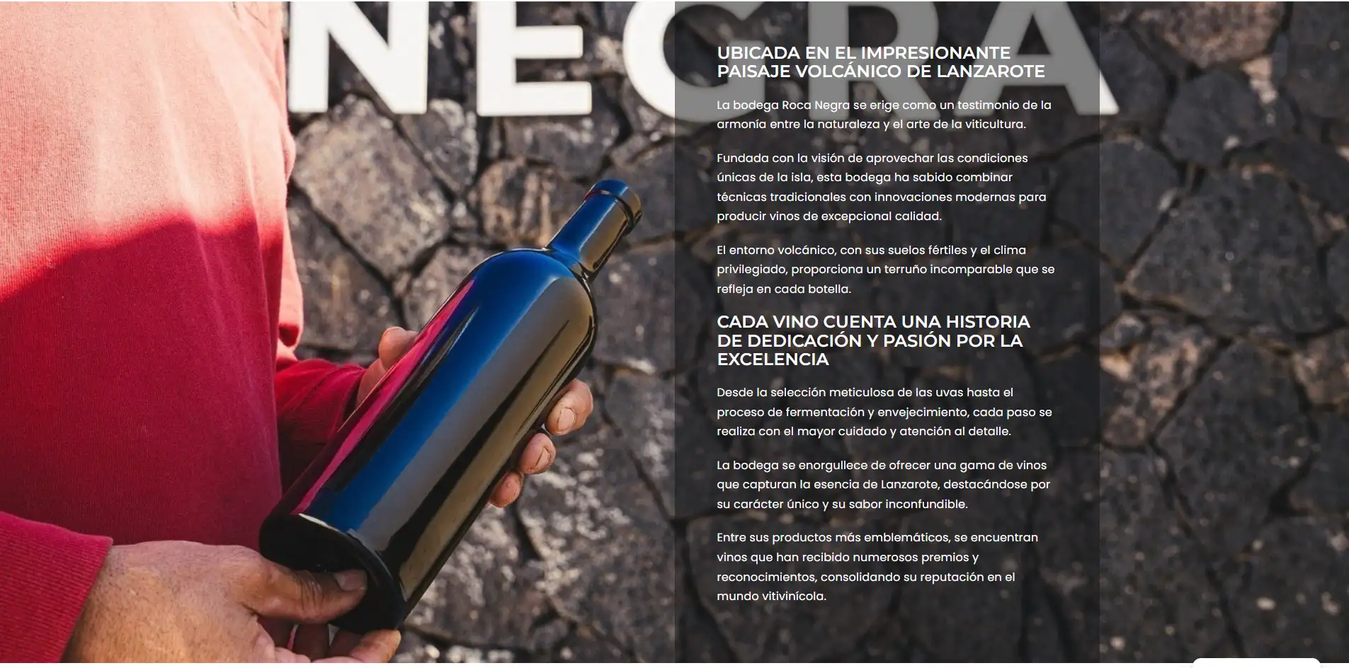 Bodega Roca Negra - Bodega familiar ecológica en Lanzarote captura 1
