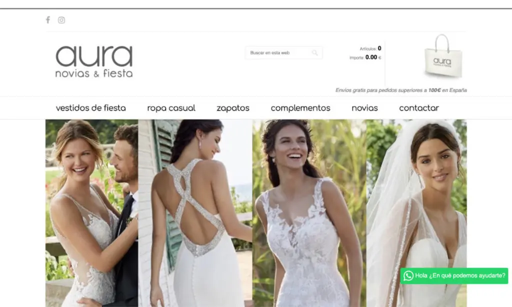 Aura Novias Fiesta - Boutique captura 1