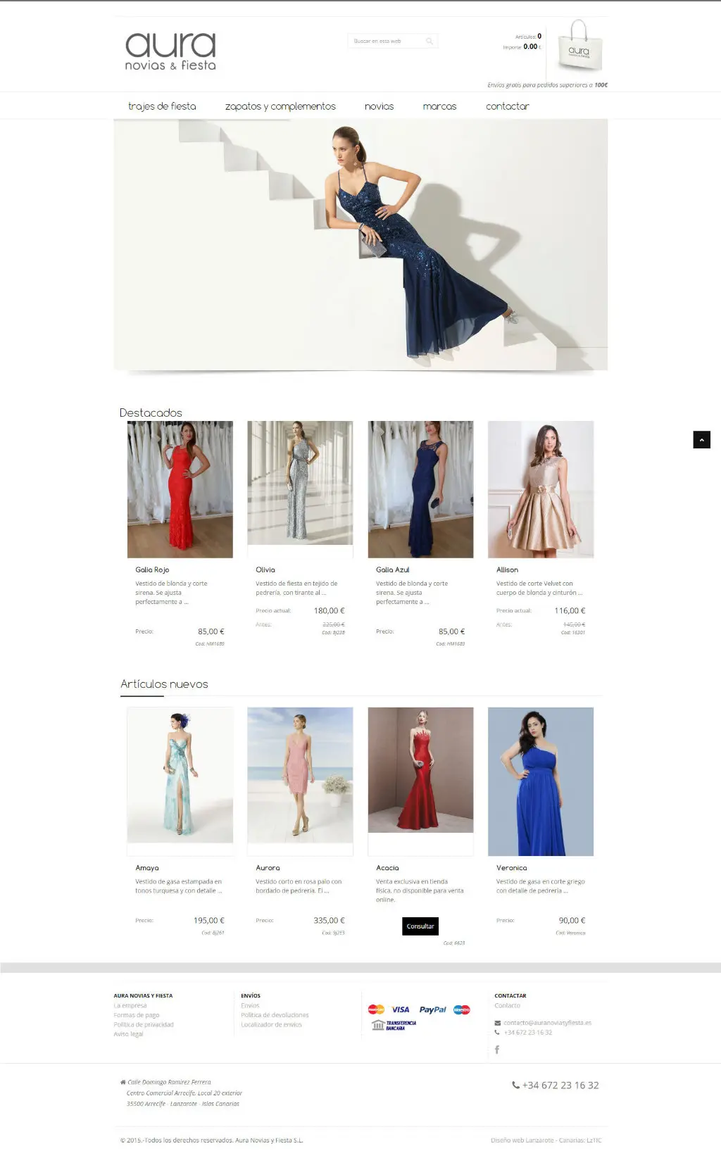 Aura Novias Fiesta - Boutique captura 2
