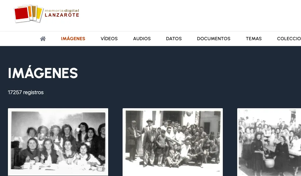 Memoria digital de Lanzarote - Archivo fotográfico y audiovisual histórico de Lanzarote y La Graciosa captura 1