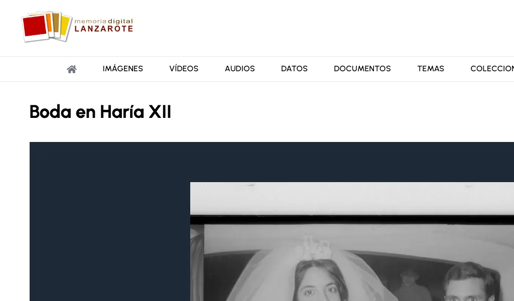 Memoria digital de Lanzarote - Archivo fotográfico y audiovisual histórico de Lanzarote y La Graciosa captura 2